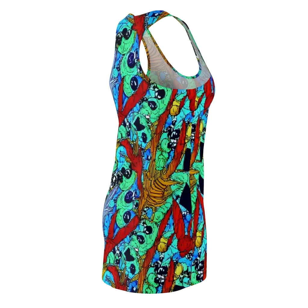 Jungle Aftershock on Racerback Dress — Back Side