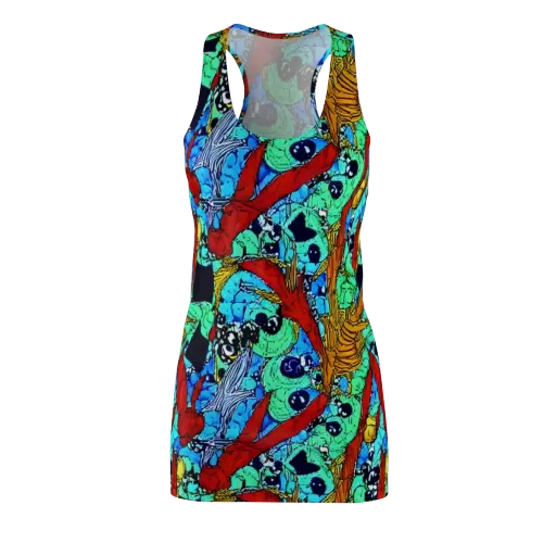 Jungle Aftershock on a Racerback Dress