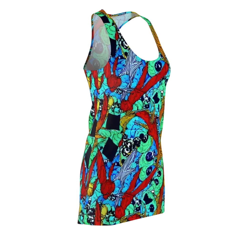 Jungle Aftershock on Racerback Dress — Front Side