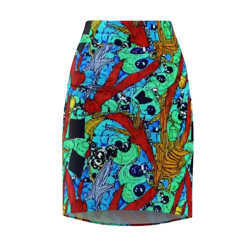Jungle Aftershock on a Pencil Skirt