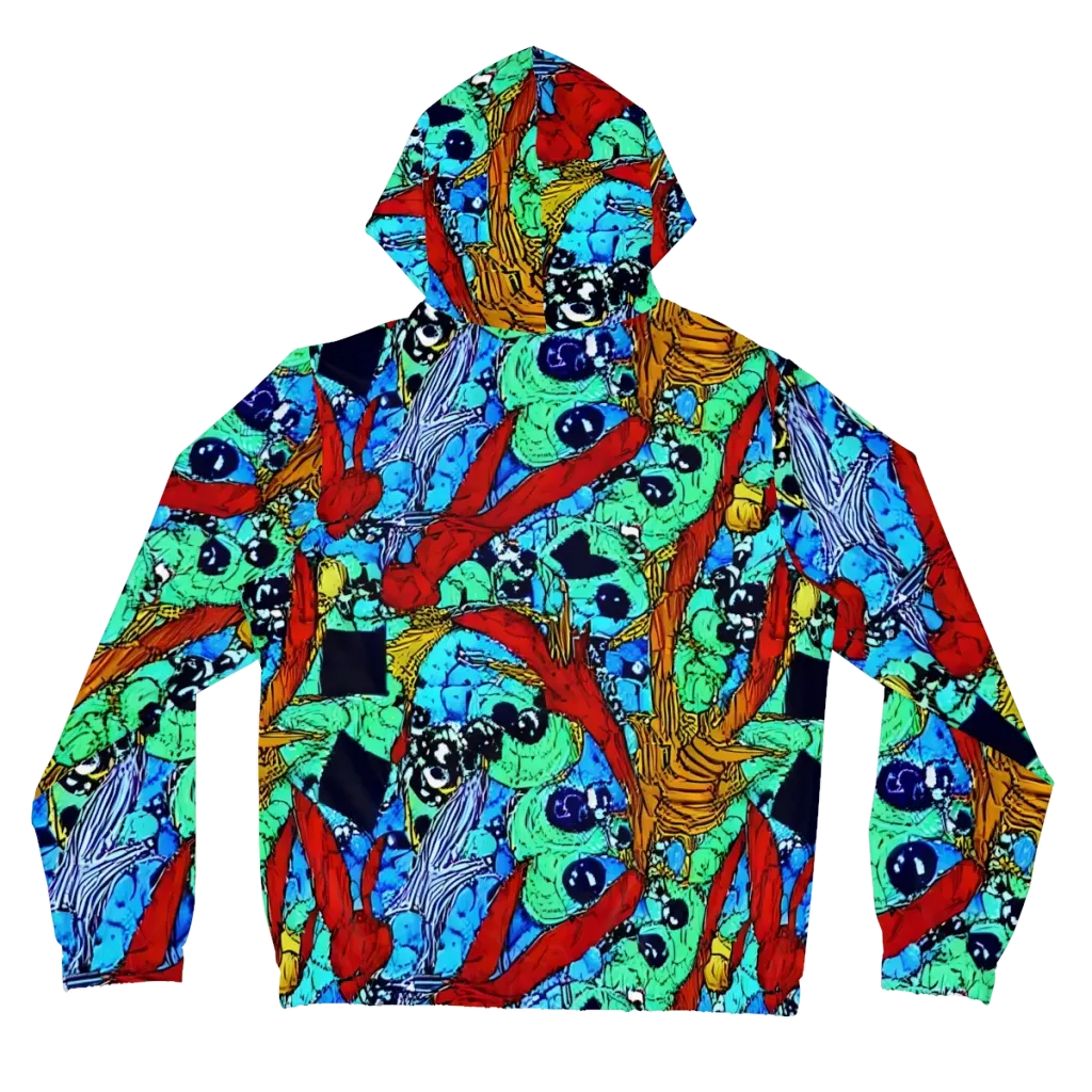 Jungle Aftershock on Women's Full-Zip Hoodie — Back