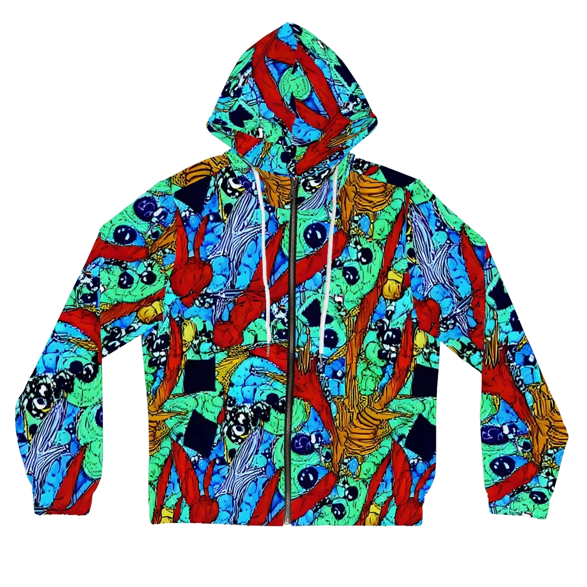 Jungle Aftershock on Women's Full-Zip Hoodie — Front
