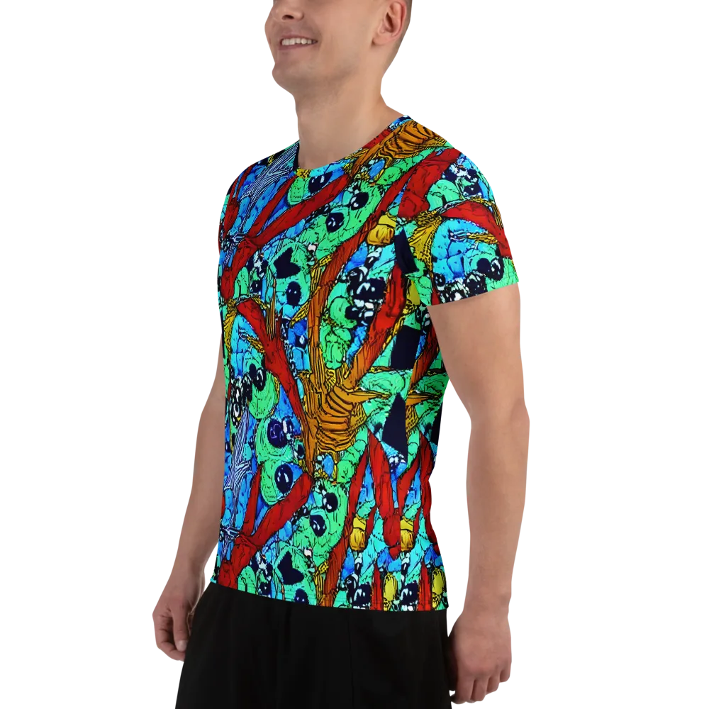Jungle Aftershock on Men's Athletic T-Shirt — Left