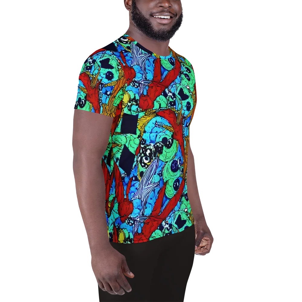 Jungle Aftershock on Men's Athletic T-Shirt — Right