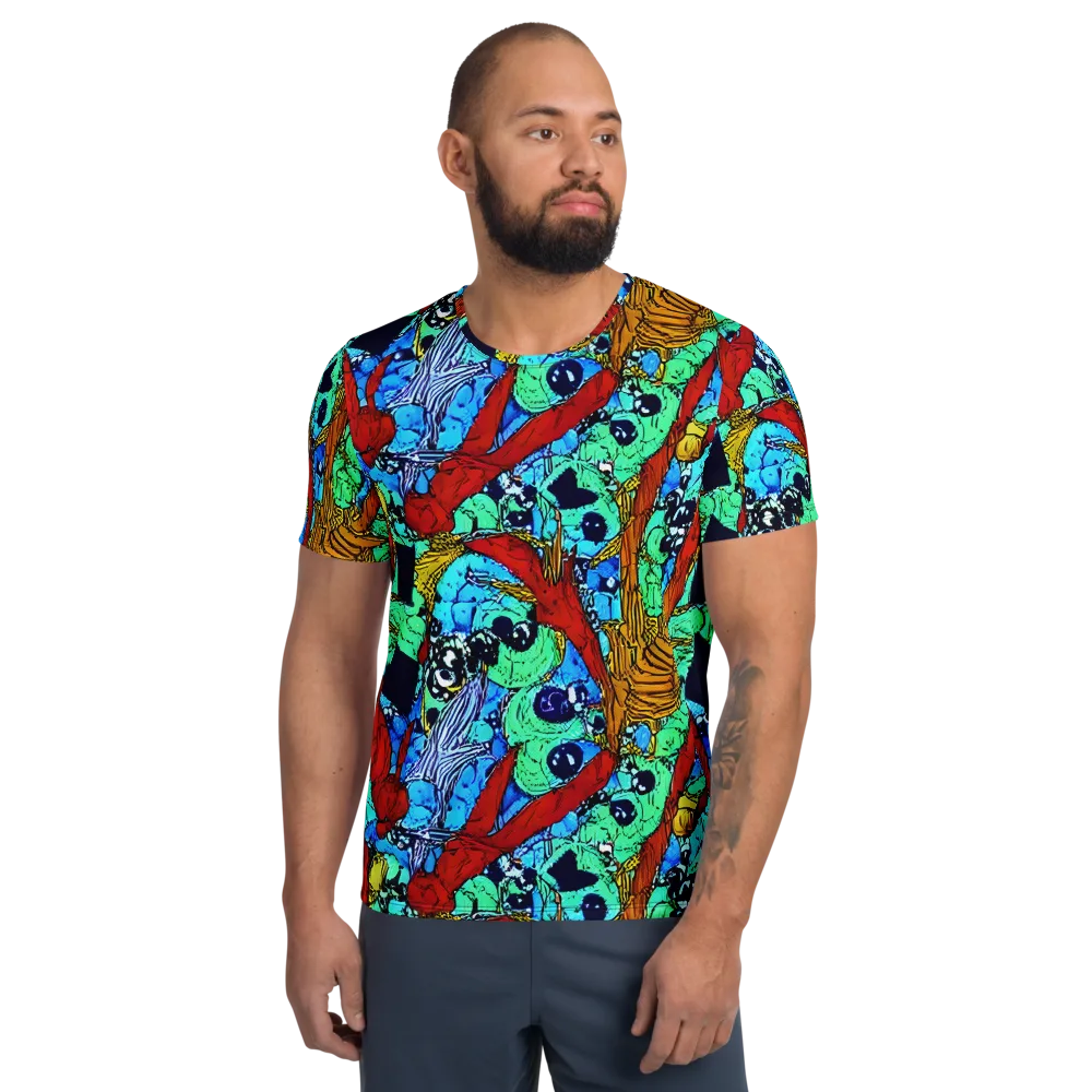 Jungle Aftershock on Men's Athletic T-Shirt — Front