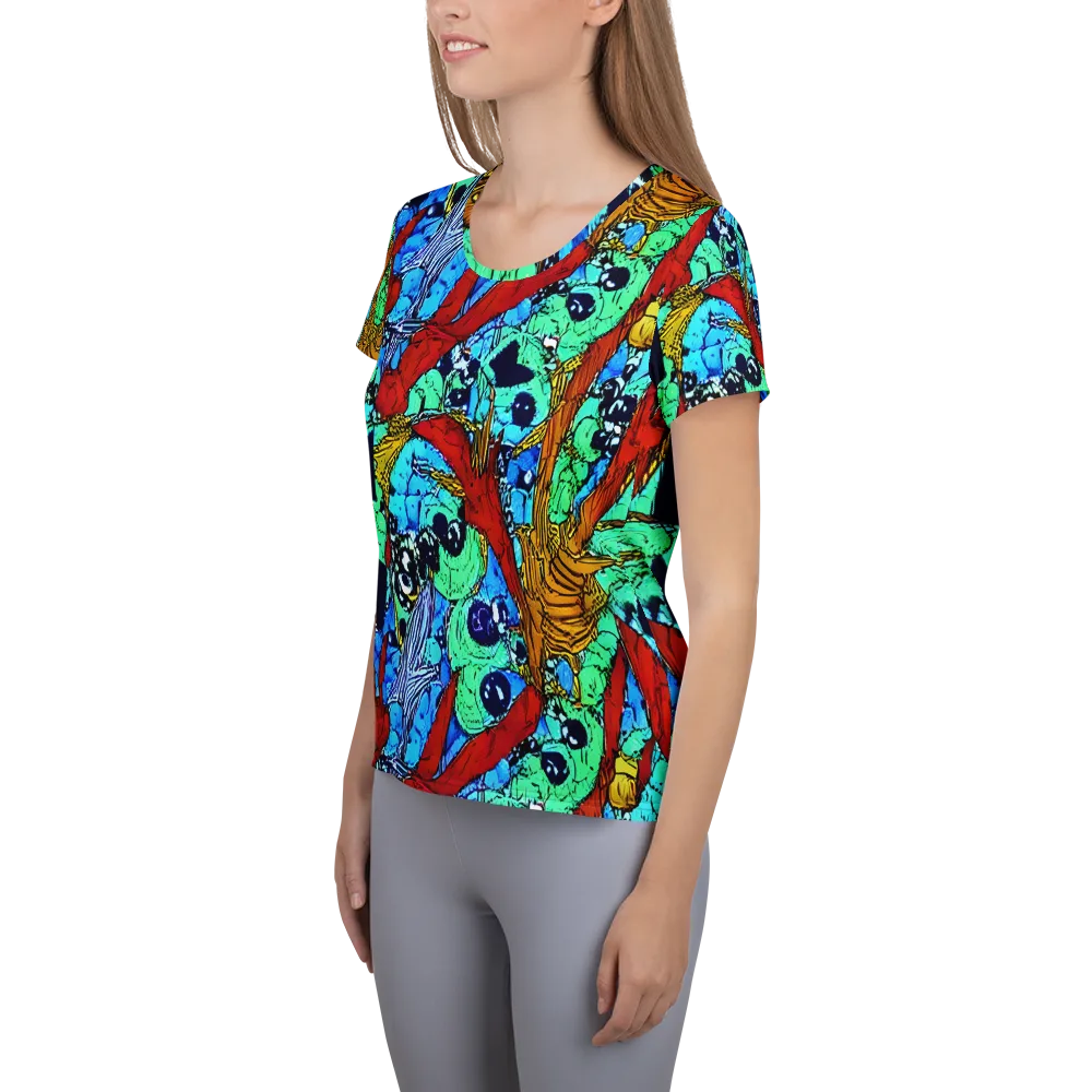 Jungle Aftershock on Women's Athletic T-Shirt — Left