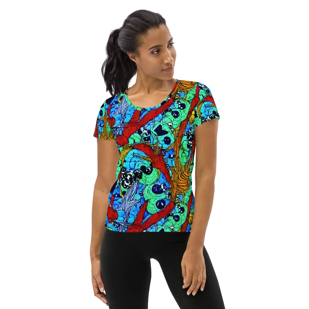 Jungle Aftershock on Women's Athletic T-Shirt — Front