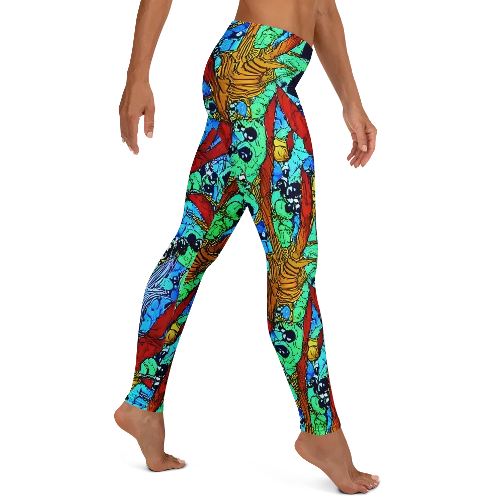Jungle Aftershock on Leggings — Right