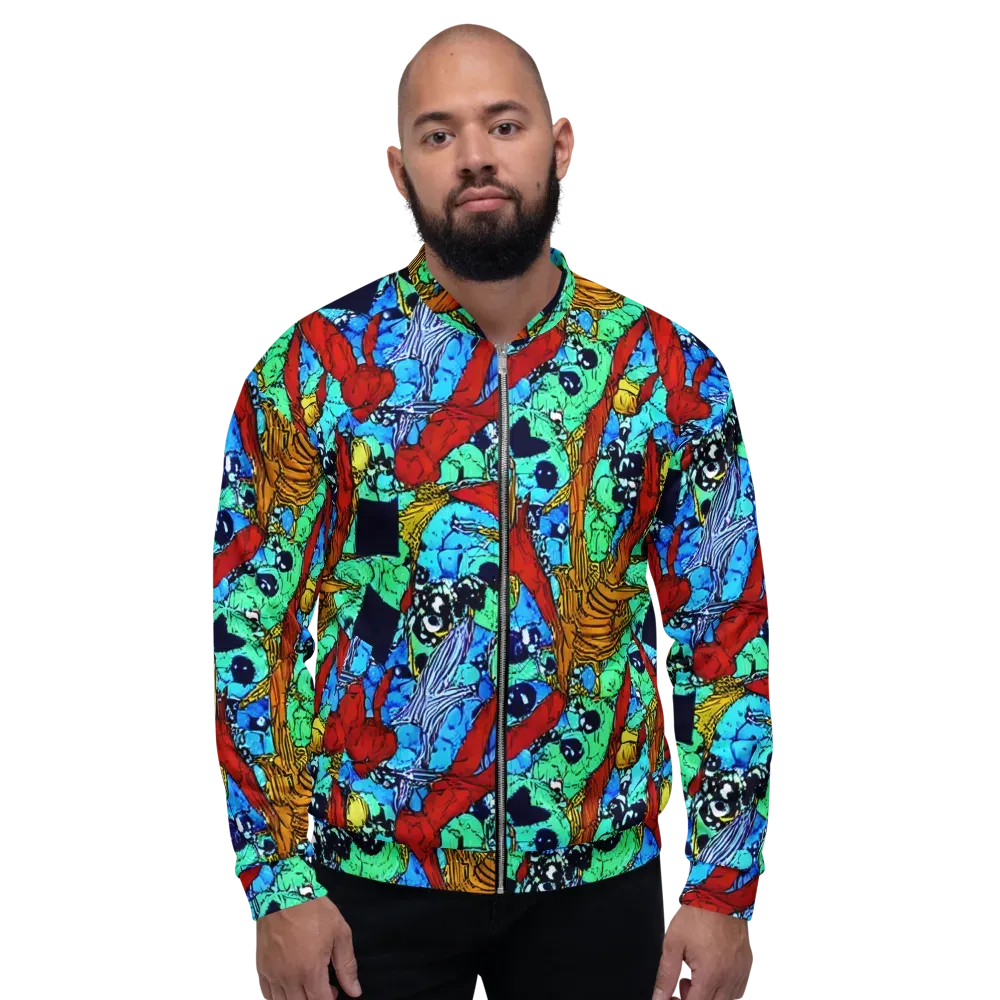 Jungle Aftershock on Bomber Jacket — Front