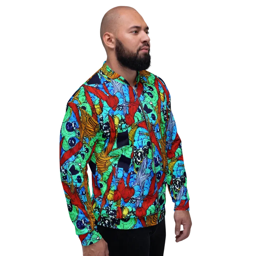 Jungle Aftershock on Bomber Jacket — Right