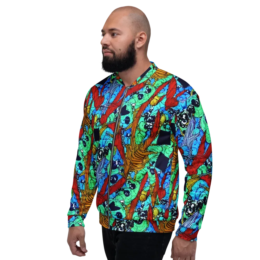 Jungle Aftershock on Bomber Jacket — Left