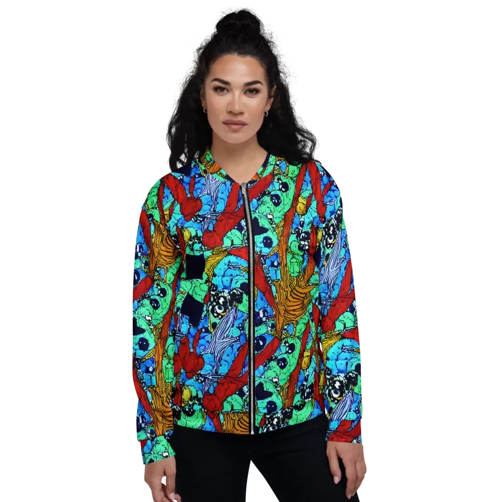 Jungle Aftershock on Bomber Jacket — Front