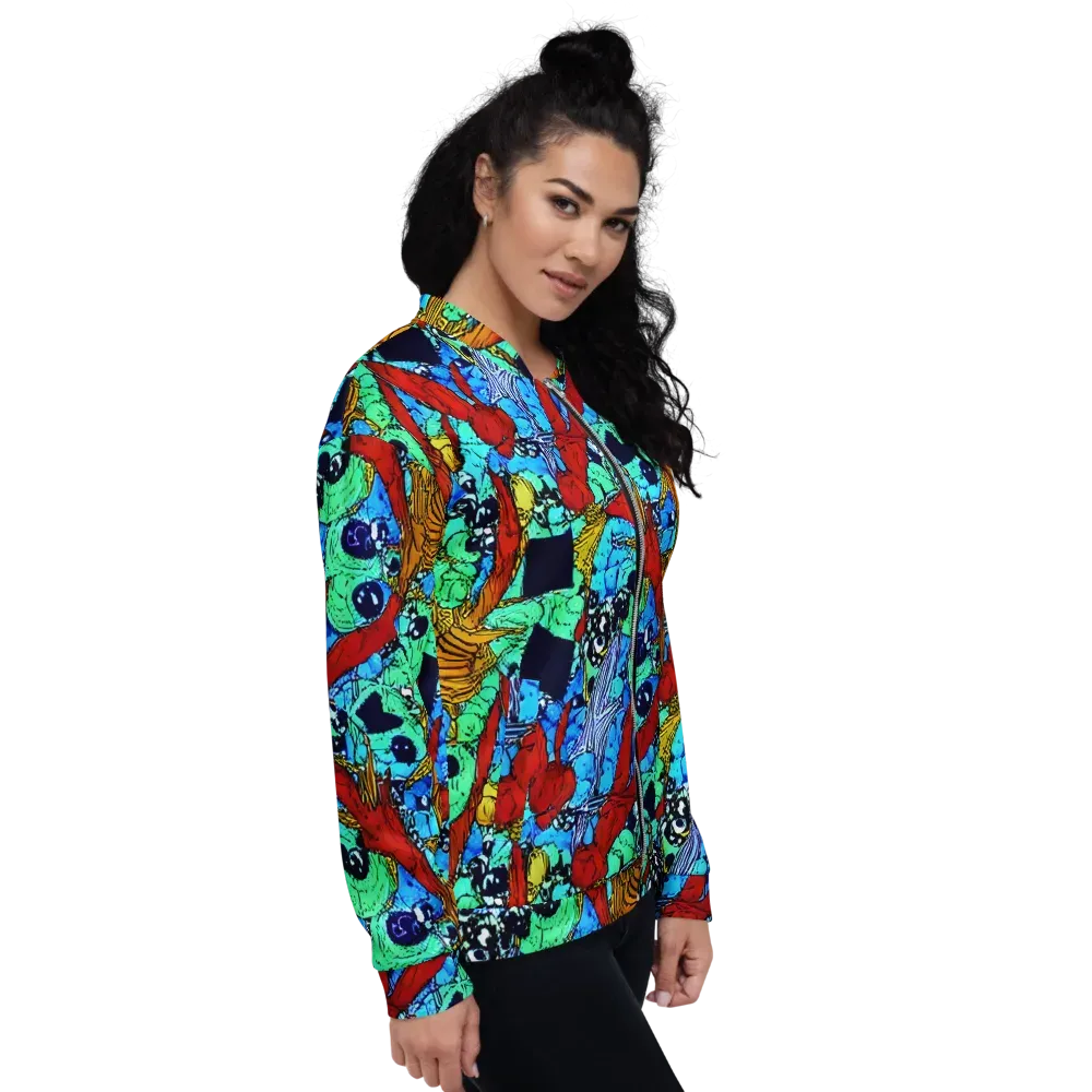 Jungle Aftershock on Bomber Jacket — Right