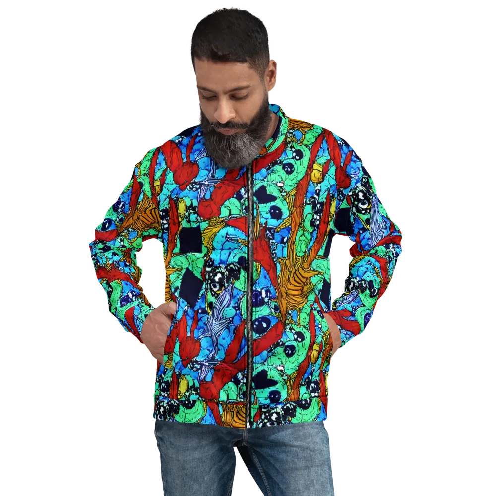 Jungle Aftershock on Bomber Jacket — Front