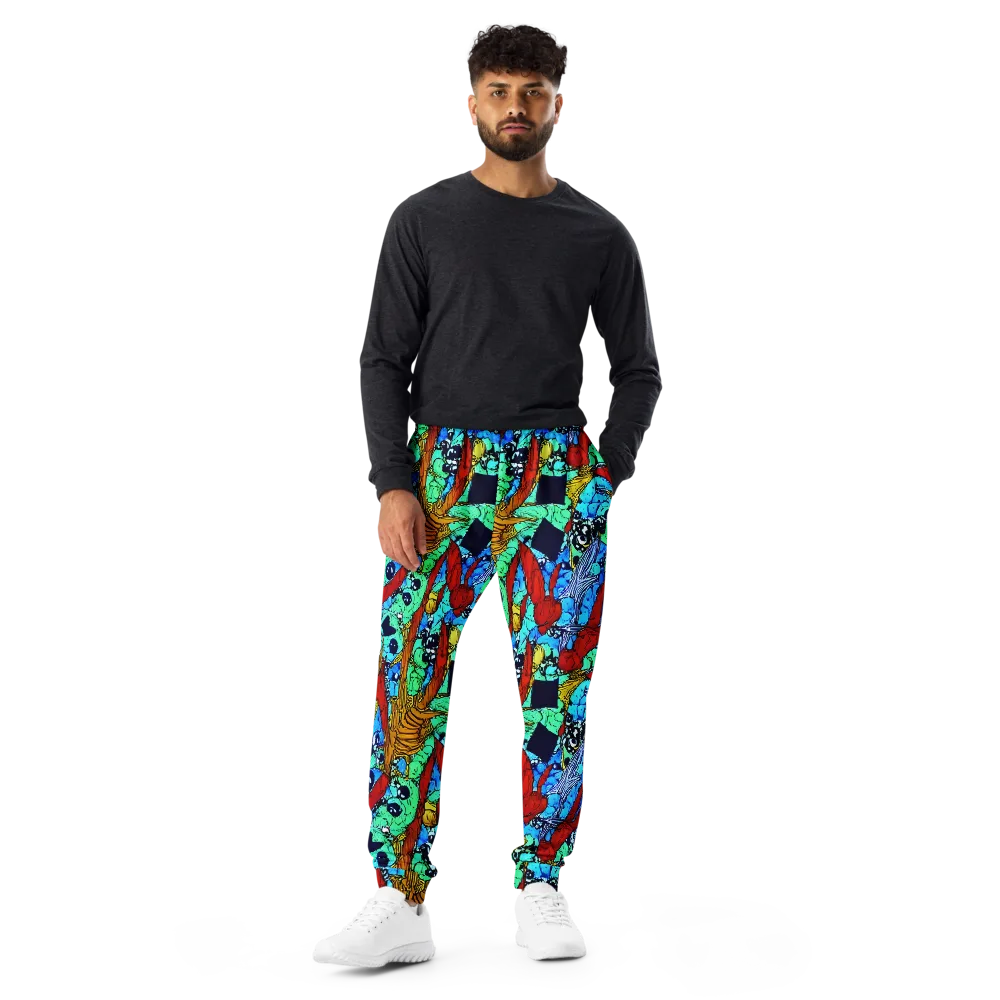 Jungle Aftershock on Men's Joggers — Front