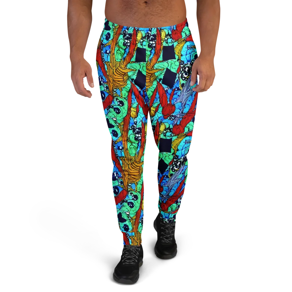 Jungle Aftershock on Men's Joggers — Front