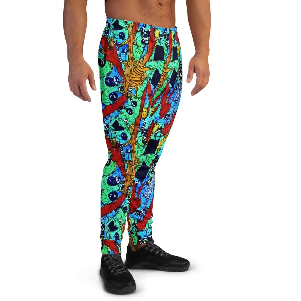 Jungle Aftershock on Men's Joggers — Right