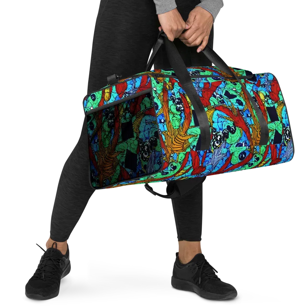 Jungle Aftershock on Duffle Bag — Right Front