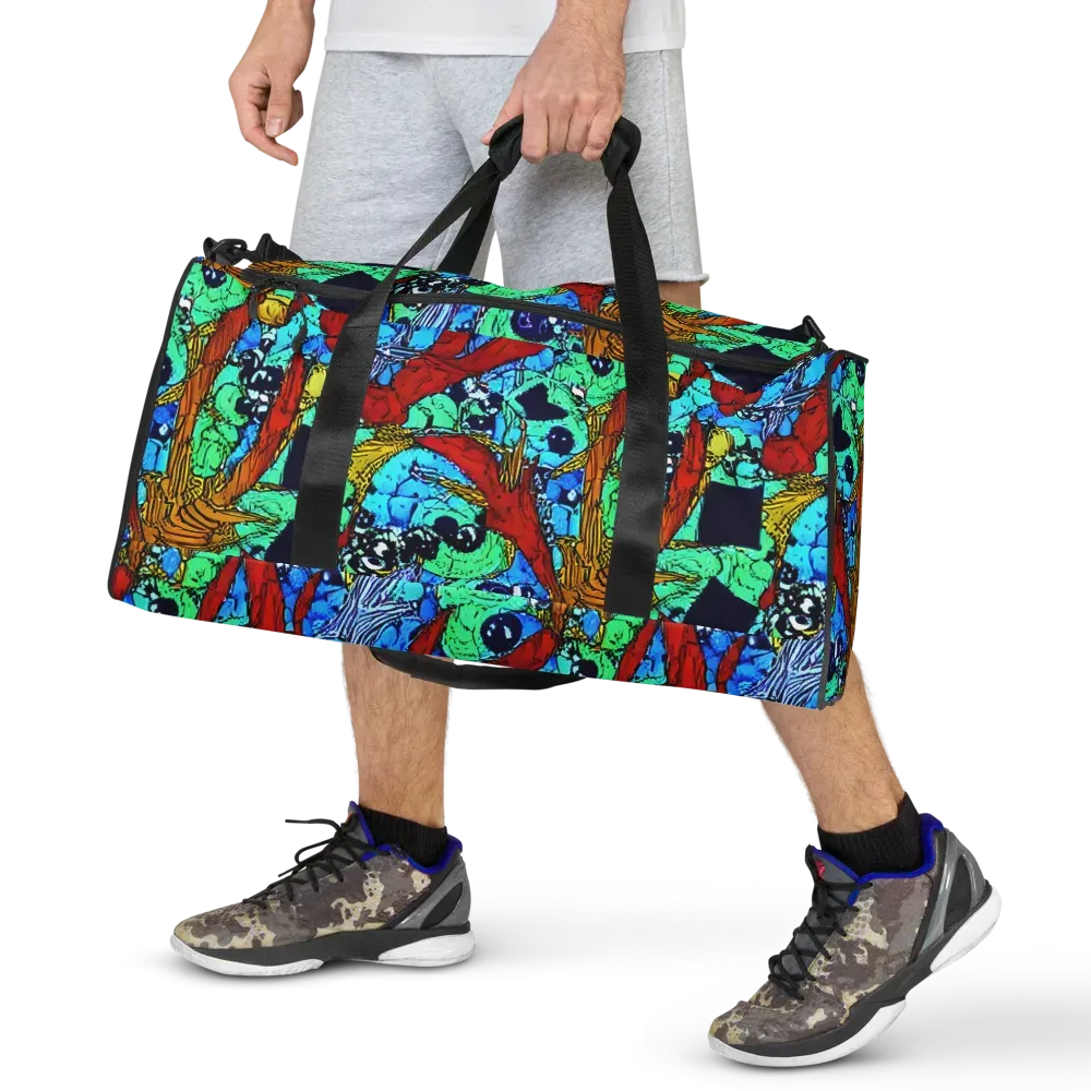 Jungle Aftershock on Duffle Bag — Front