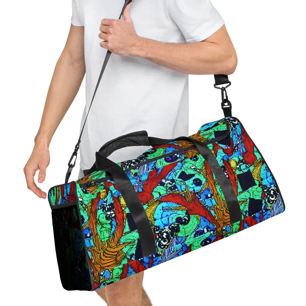 Jungle Aftershock on Duffle Bag — Right Front