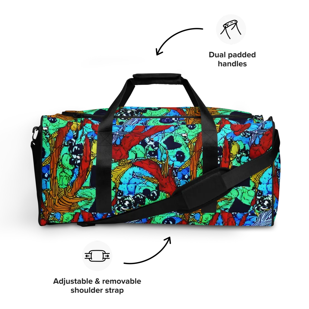 Jungle Aftershock on Duffle Bag — Front