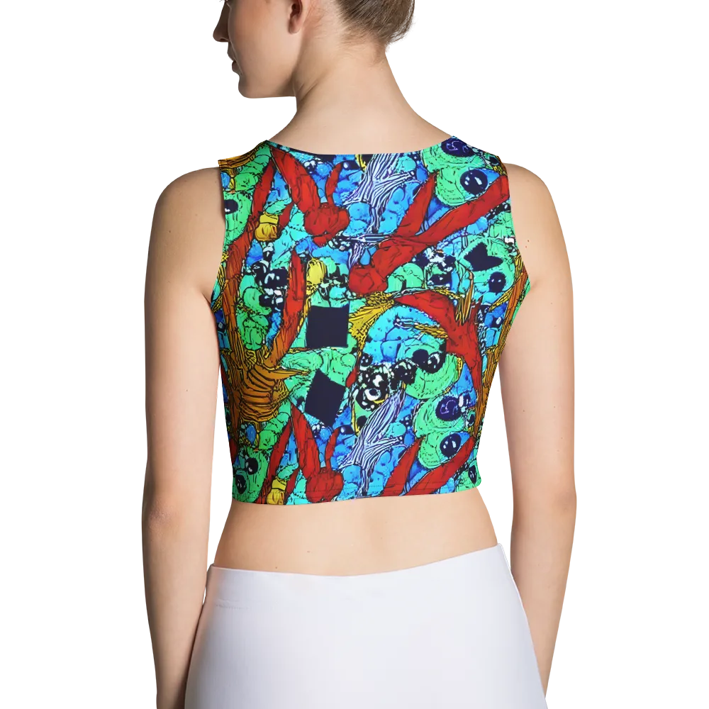 Jungle Aftershock on Crop Top — Back