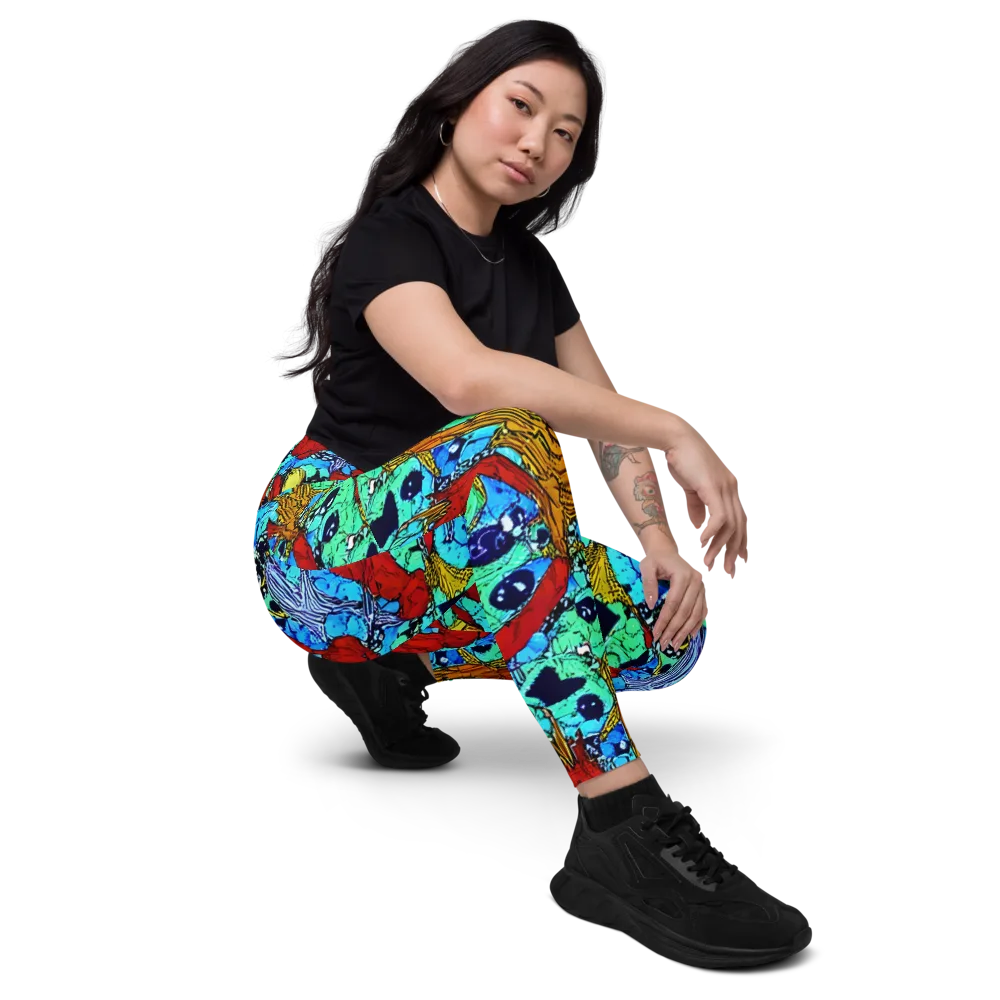 Jungle Aftershock on Leggings with Pockets — Right Front