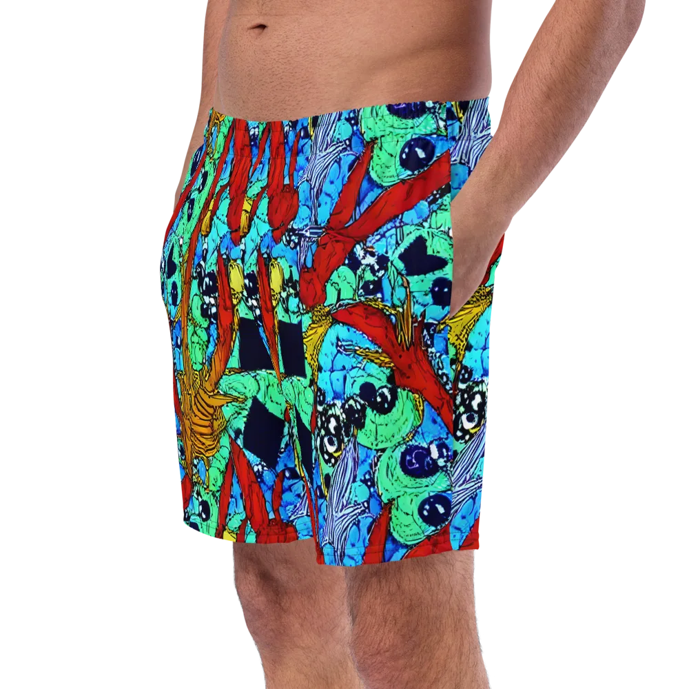 Jungle Aftershock on Swim Trunks — Left Front