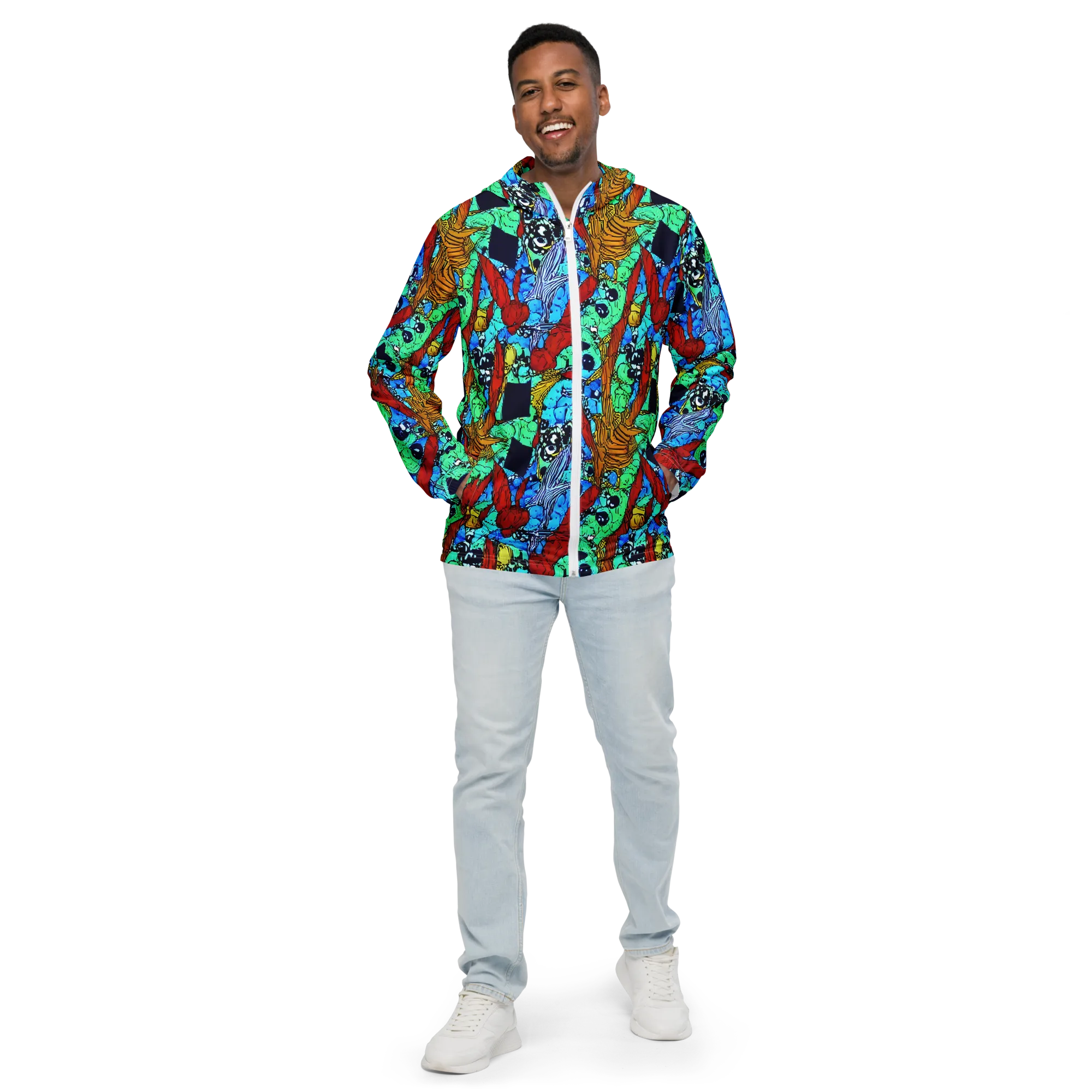 Jungle Aftershock on Men's Windbreaker — Front