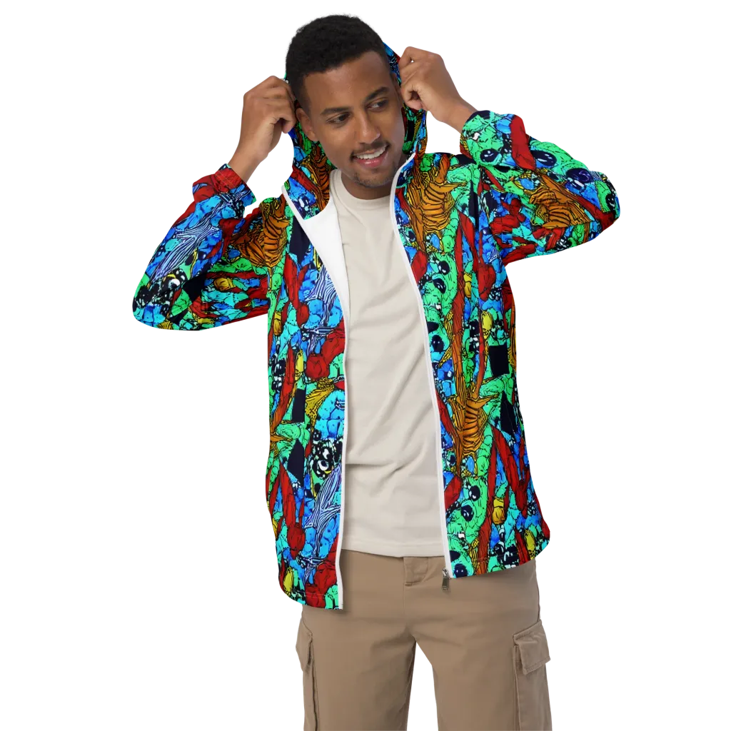 Jungle Aftershock on Men's Windbreaker — Front
