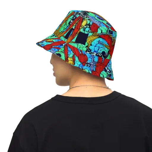 Jungle Aftershock on a Reversible Bucket Hat