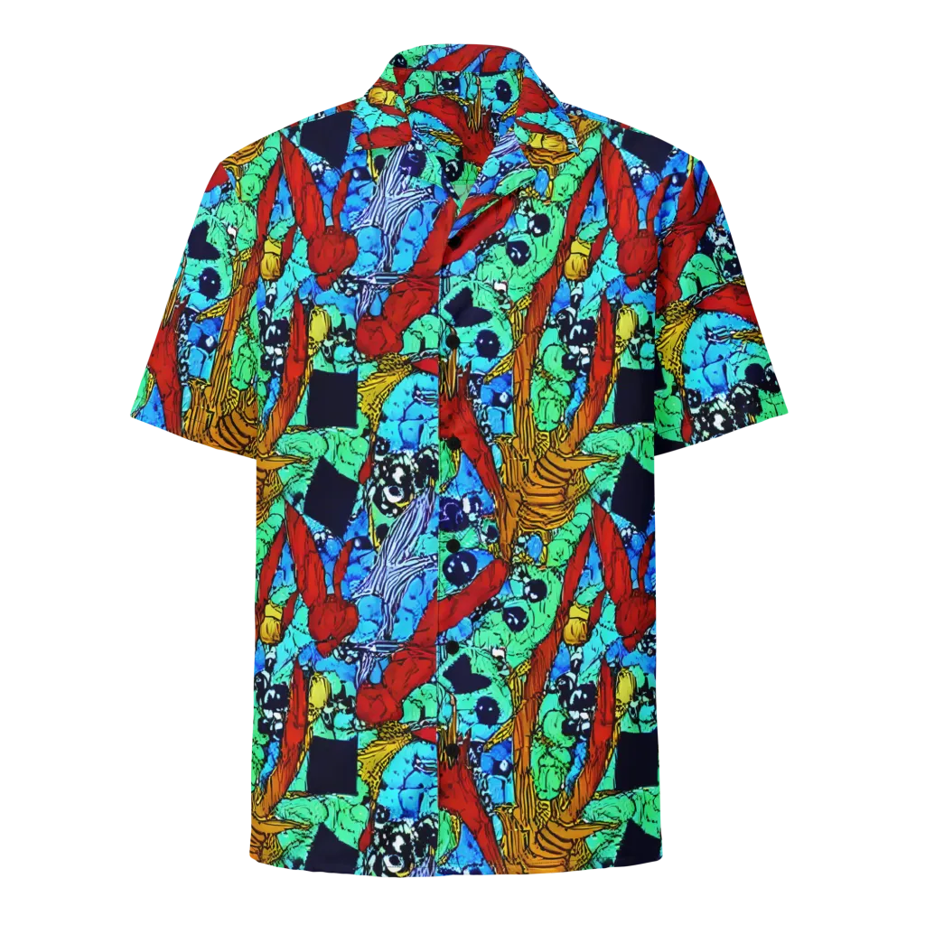 Jungle Aftershock on Button Shirt — Front