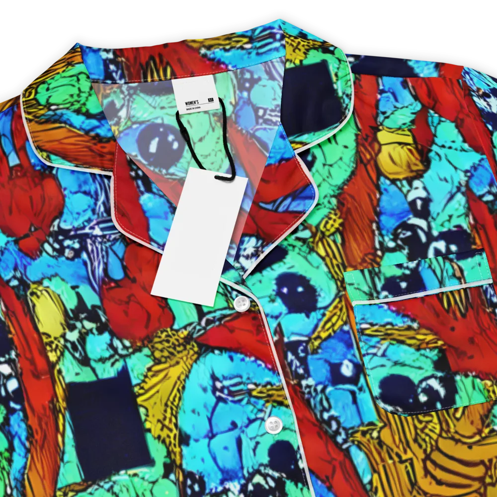 Jungle Aftershock on Women's Short Sleeve Pajama Top — Product details