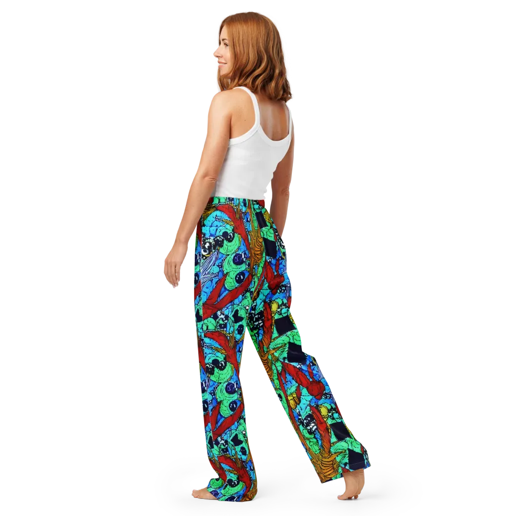 Jungle Aftershock on Women's Pajama Pants — Back