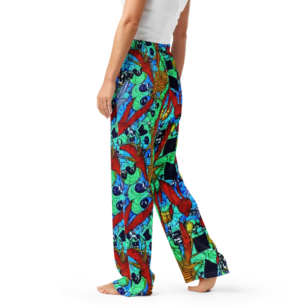 Jungle Aftershock on Women's Pajama Pants — Left