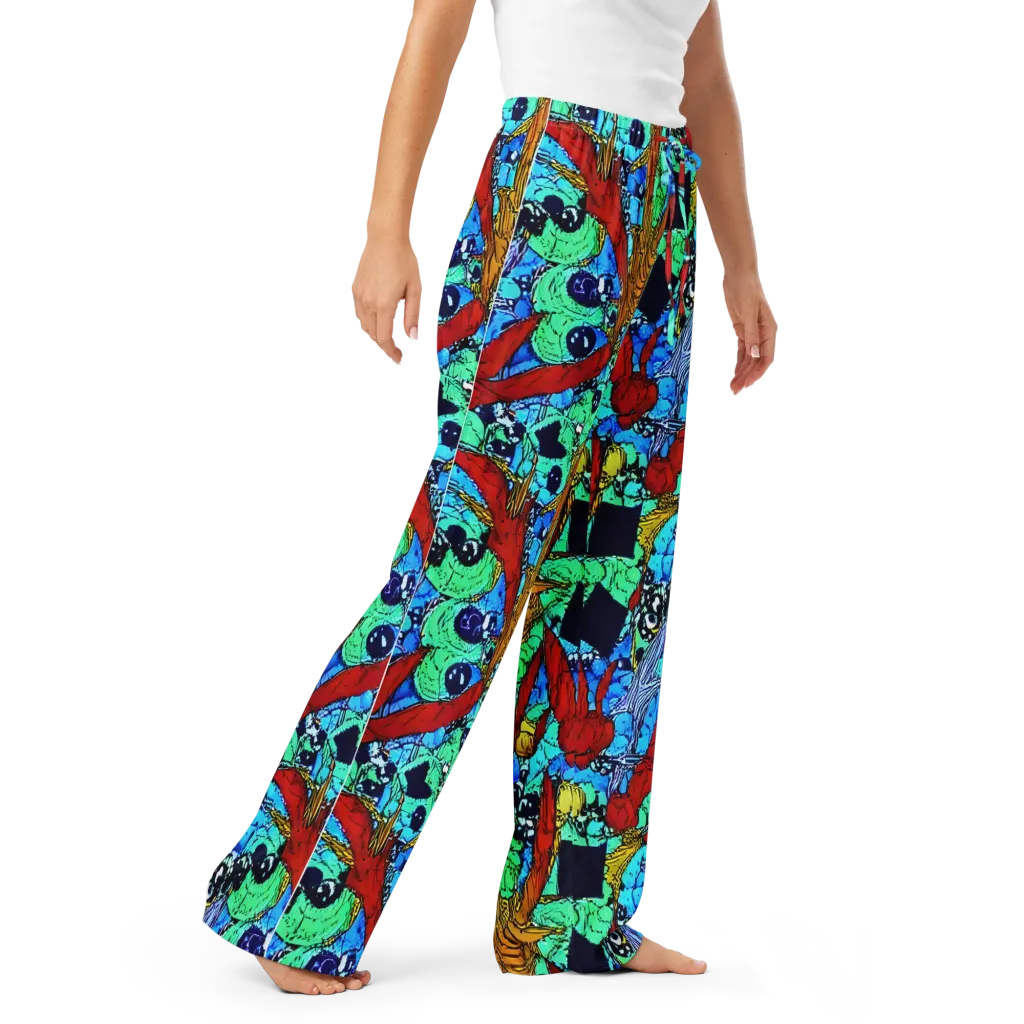 Jungle Aftershock on Women's Pajama Pants — Right Front