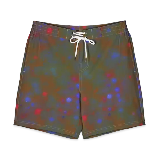 Nebula Moss on a Men's Board Shorts