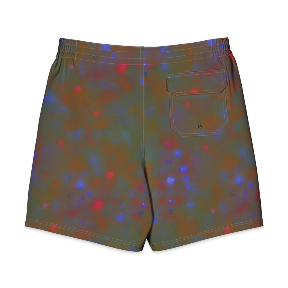 Nebula Moss on Men's Board Shorts — Back