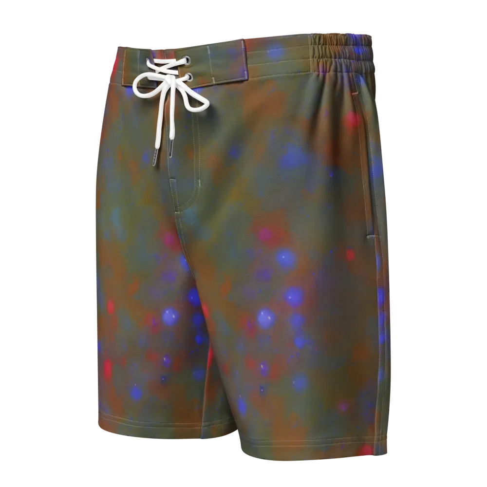 Nebula Moss on Men's Board Shorts — Front