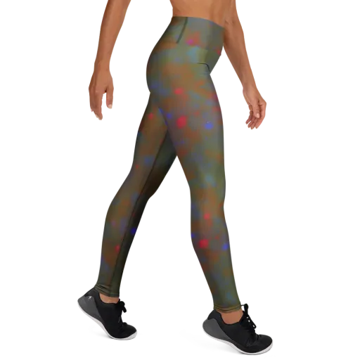 Nebula Moss on a Yoga Leggings