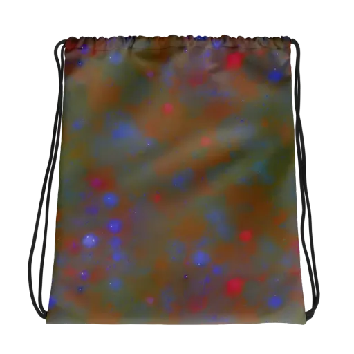 Nebula Moss on a Drawstring Bag