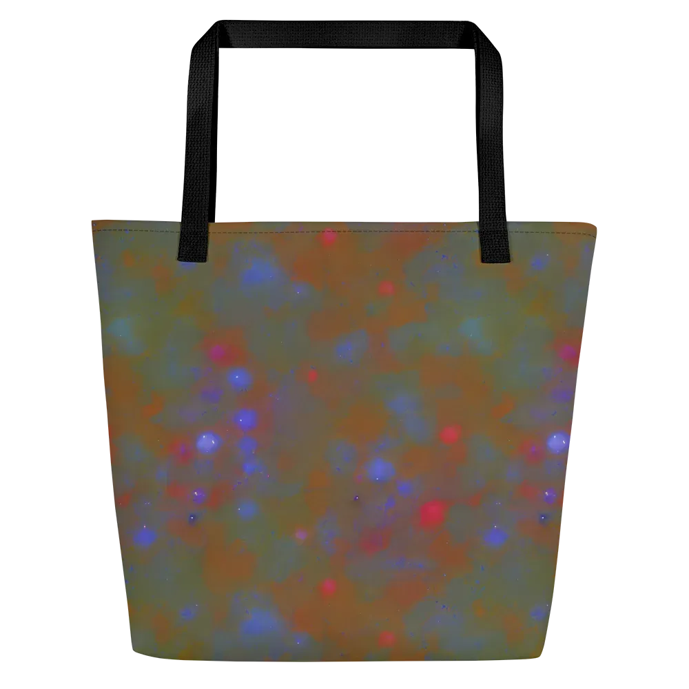 Nebula Moss on Large Tote Bag W/ Pocket — Front
