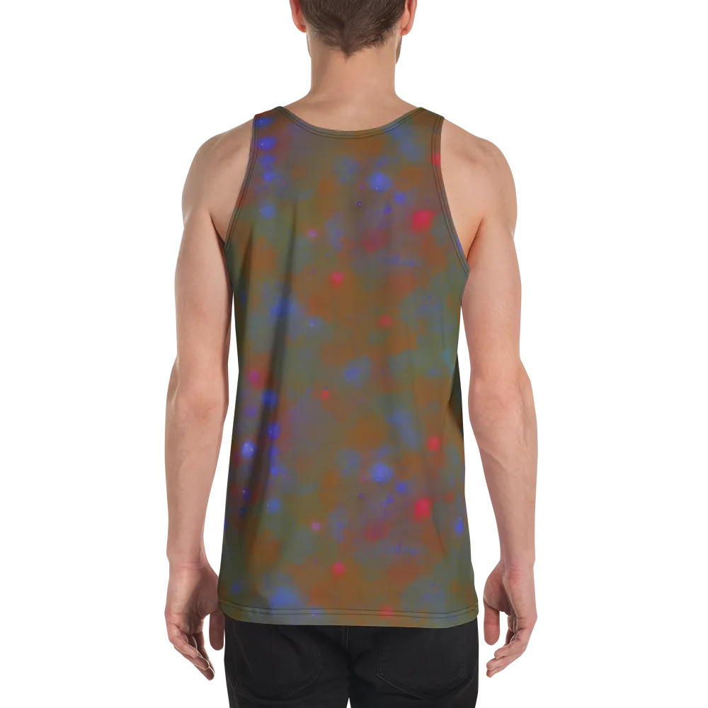 Nebula Moss on Men's Tank Top — Back
