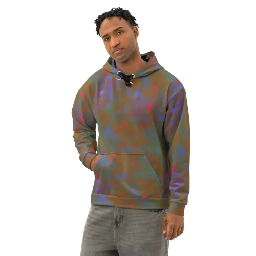 Nebula Moss on a Cotton Hoodie