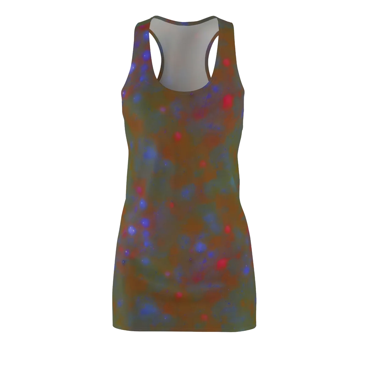 Nebula Moss on Racerback Dress — Front