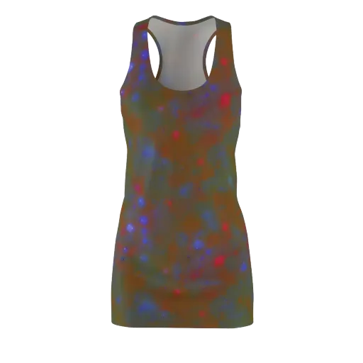 Nebula Moss on a Racerback Dress