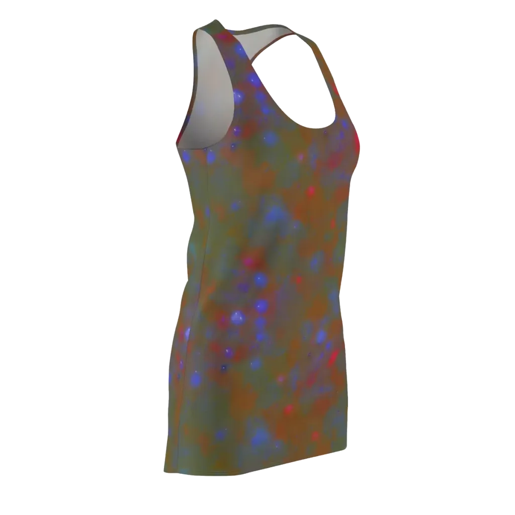 Nebula Moss on Racerback Dress — Front Side