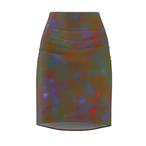 Nebula Moss on a Pencil Skirt