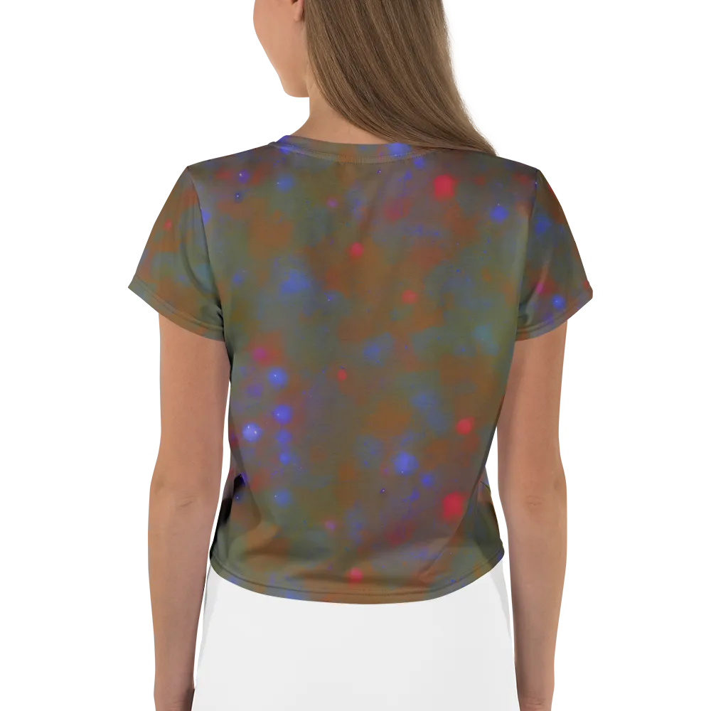 Nebula Moss on Crop Tee — Back