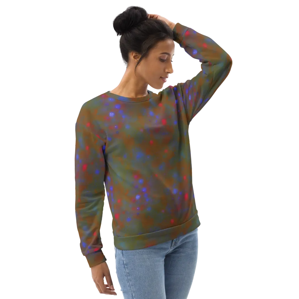 Nebula Moss on Sweatshirt — Right Front